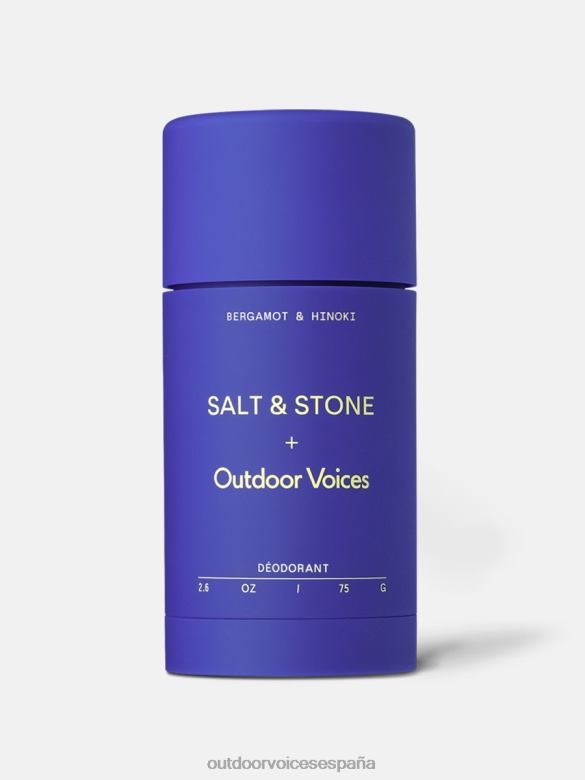 desodorante sal y piedra x ov DX0T111 accesorio Outdoor Voices unisexo bergamota/hinoki