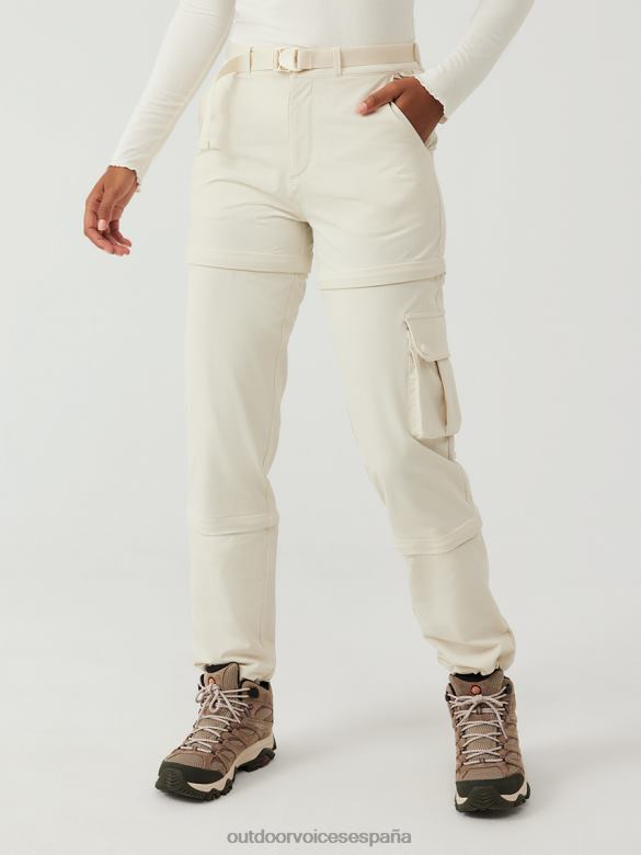 pantalones rectrek con cremallera DX0T15 ropa Outdoor Voices mujer hueso